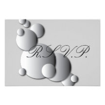 Steel Bubbles RSVP Card