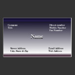 Steel Business Card business cards