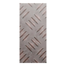 Steel Diamond Plate Texture Full Colour Rack Card