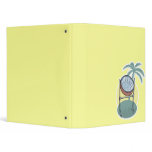 steel drum and palm tree design binders