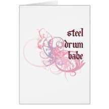 Steel Drum Babe Cards