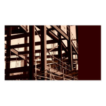 Steel Frame Construction, Mini Photo Business Cards