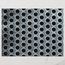 Steel Holes Metal Mesh Pattern Flyer