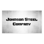 Steel Metal Business Cards