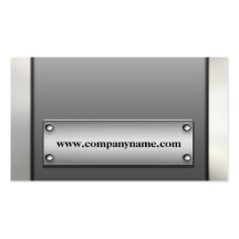 Steel Metal Nameplate Business Cards