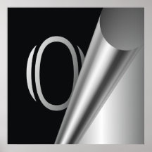 Steel Peel Monogram "O" Posters