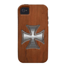 Steel Wood Maltese iPhone 4 Covers