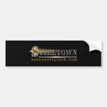 Steeltown Hot Country Rock Bumper Sticker