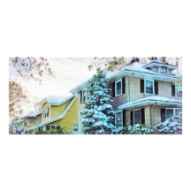 Steely Winter Sky Rack Card