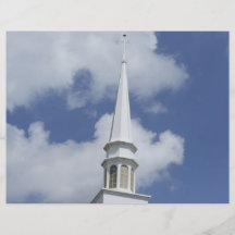 Steeple in the Sky Personalized Flyer
