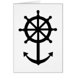 Steering wheel anchor cards
