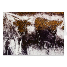 Steers Yellow and Purple Card