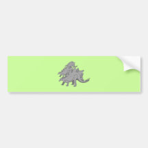 Stegosaurus Auto Aufkleber