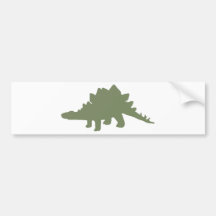stegosaurus bumper stickers