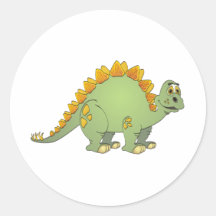 Stegosaurus Cartoon Stickers