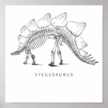 stegosaurus poster