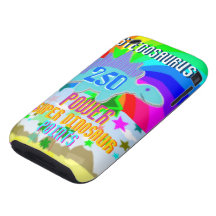 Stegosaurus Power Super Dinosaur 250 Points iPhone 3 Tough Case