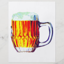 Stein de bière anglaise tract personnalisé
