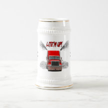 Stein with "LITE'M UP!" design Mug