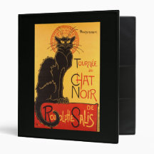 Steinlen: Chat Noir Vinyl Binder