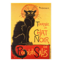 Steinlen : Conversation Noir Bristols Personnalisés