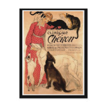 Steinlen's Vintage Clinique Chéron - Postcard