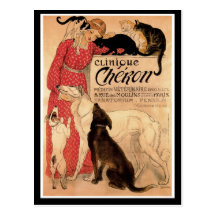 Steinlen's Vintage Clinique Chéron - Postcard
