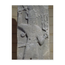 Stela of Teshub, Syrian storm god Postcard
