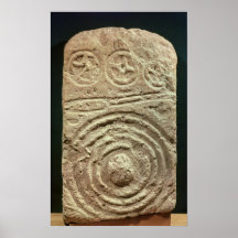 Stele découpé poster