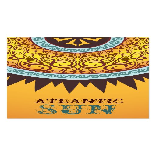 Stella Eternal Sun Harvest Business Card Templates