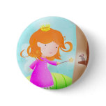 Stella the fairy princess - pin badge