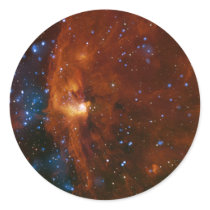 Stellar Birth Round Sticker