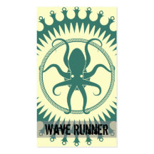 StellaRoot Octopus Cracken Pattern Business Cards