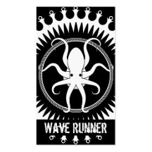 StellaRoot Octopus Cracken Pattern Business Cards