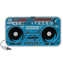 stenSOUL Ghetto Blaster Blue Travel Speakers