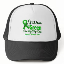 Step Dad - Green  Awareness Ribbon Trucker Hat