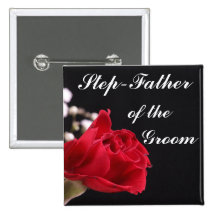 Step Father Of The Groom Pinback Button