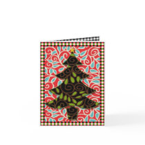 Step-in seed X'mas Tree B 09 Note Card