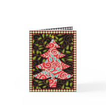 Step-in seed X'mas Tree R 09 Note Card
