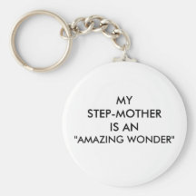 STEP-MOTHER "AMAZING WONDER" KEYCHAIN