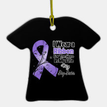 Step-Sister Hero in My Life Hodgkin's Lymphoma Christmas Ornaments