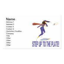 Step Up To The Plate Business Cards