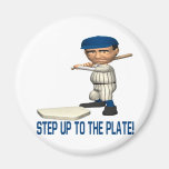 Step Up To The Plate Fridge Magnet