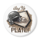 Step Up To The Plate! Magnet