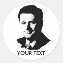 Stephen Harper Round Sticker