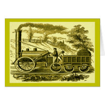 Stephenson's Rocket Greeting Cards
