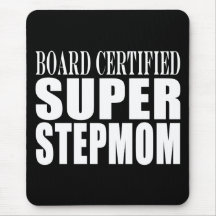 Stepmothers Birthdays Christmas : Super Stepmom Mouse Pad