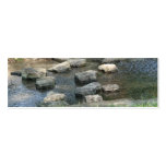 Stepping Stones Bookmark business cards