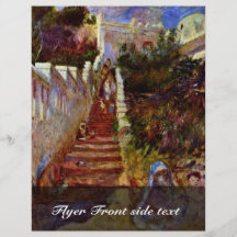 Steps In Algiers. By Pierre-Auguste Renoir Flyers