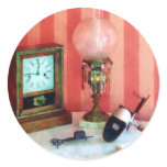 Stereopticon, Lamp and Clock
